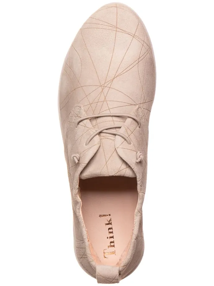 Leder-Sneakers "Cotton" in Beige