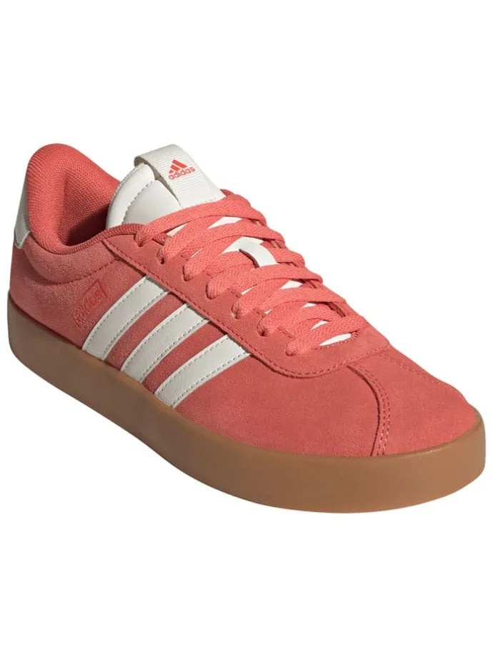 Leder-Sneakers "Court 3.0" in Rot