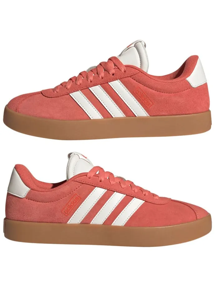 Leder-Sneakers "Court 3.0" in Rot