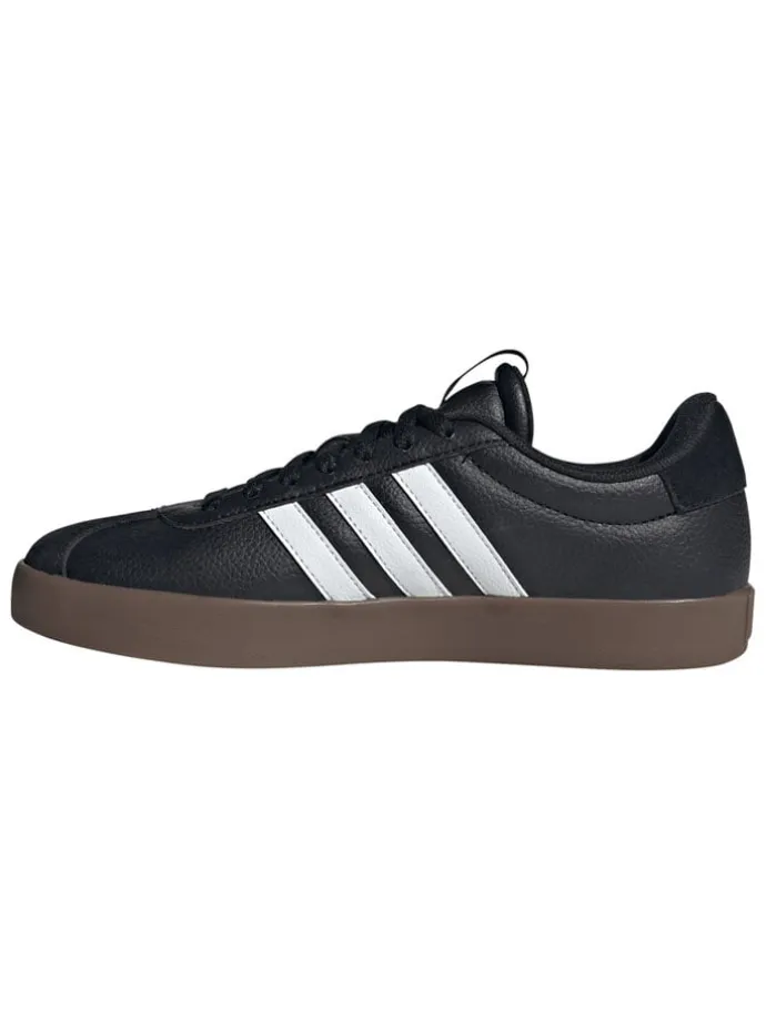 Leder-Sneakers "Court 3.0" in Schwarz