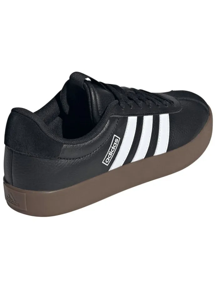 Leder-Sneakers "Court 3.0" in Schwarz