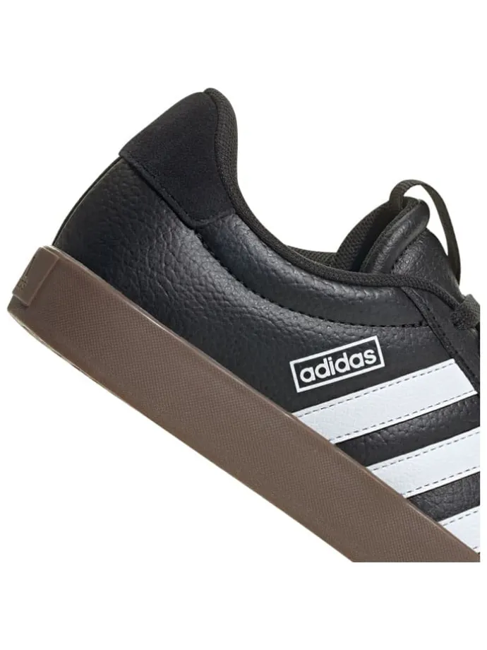 Leder-Sneakers "Court 3.0" in Schwarz