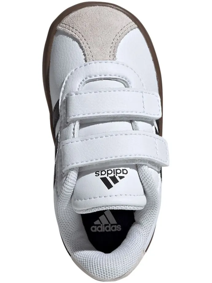 Leder-Sneakers "Court 3.0" in Weiß/ Schwarz