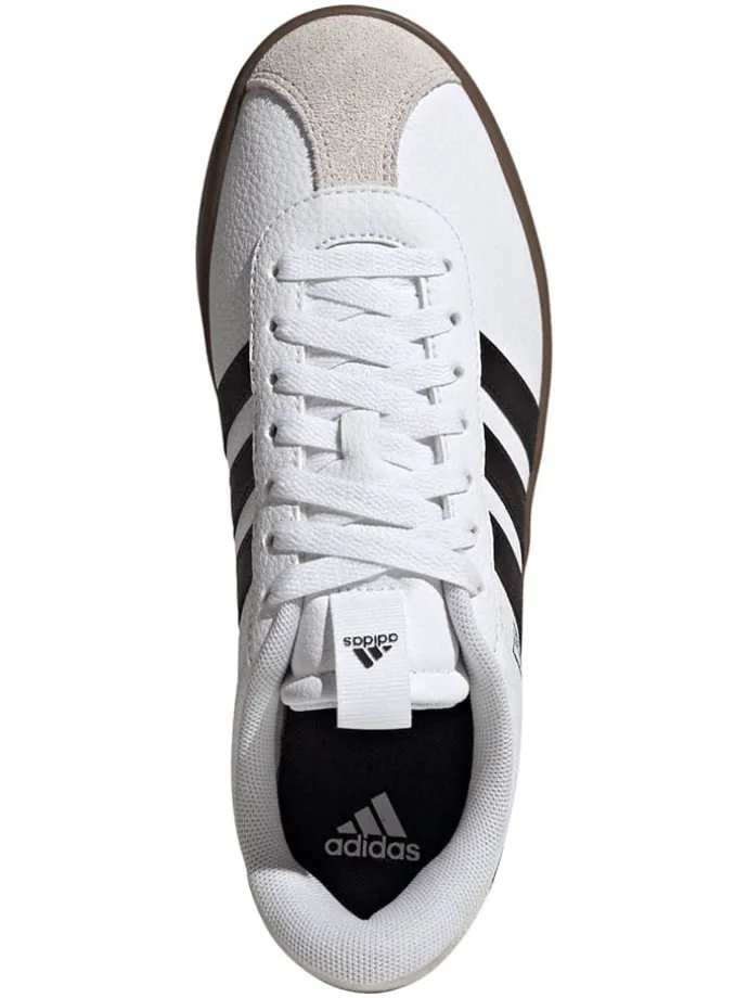 Leder-Sneakers "Court 3.0" in Weiß/ Schwarz