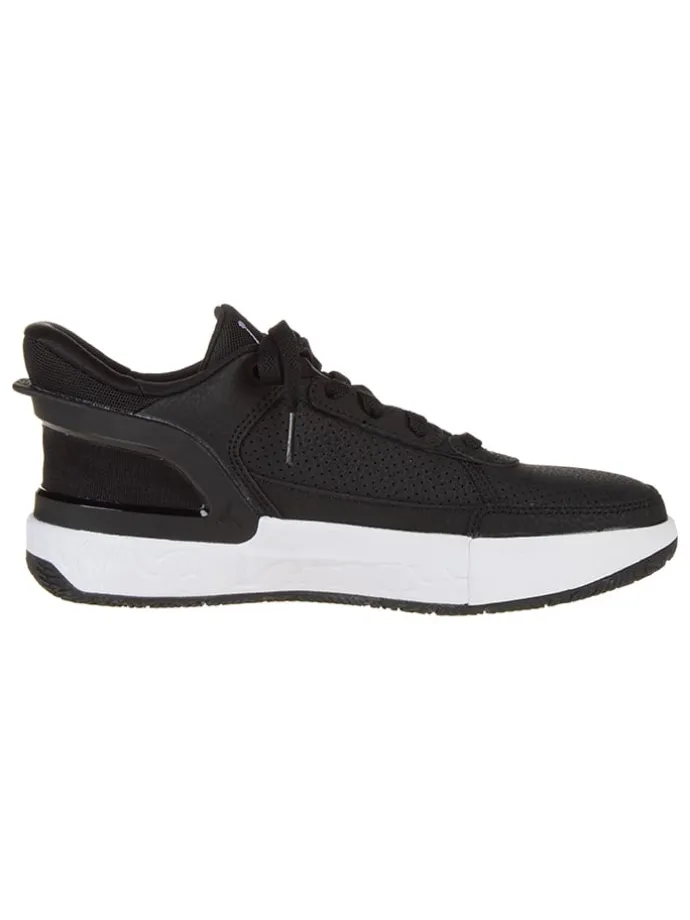 Leder-Sneakers "DAY1 EO" in Schwarz/ Weiß