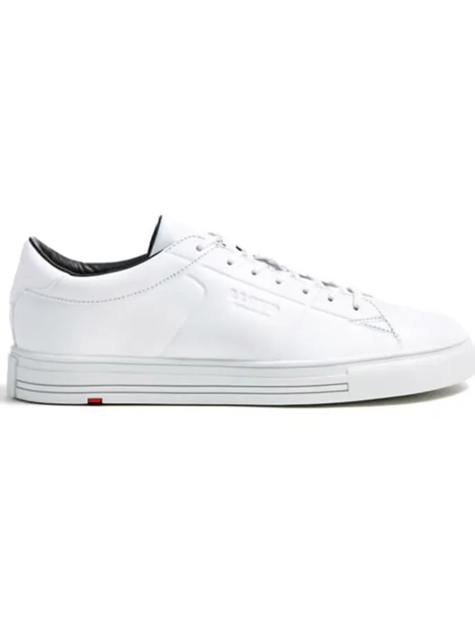 Leder-Sneakers "Enrico" in Weiß