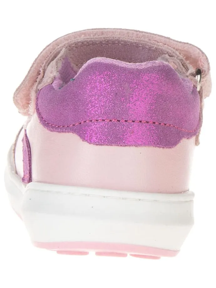 Leder-Sneakers "Float" in Rosa