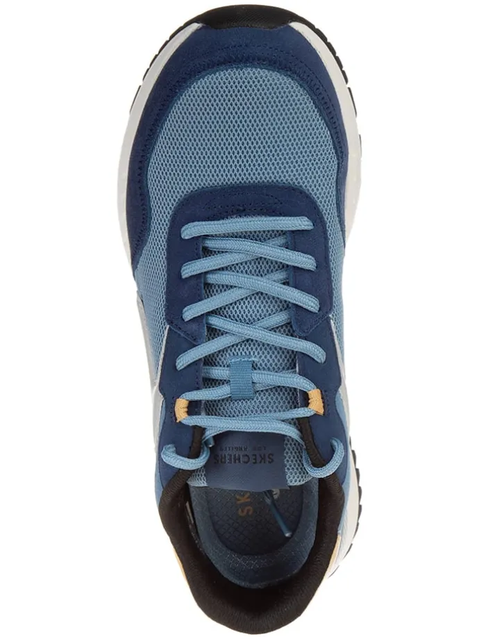 Leder-Sneakers "Fury Fury" in Hellblau/ Dunkelblau