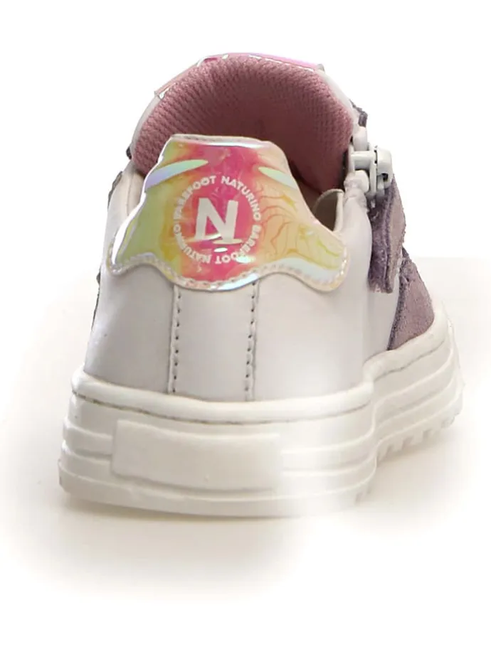 Leder-Sneakers "Hess" in Weiß