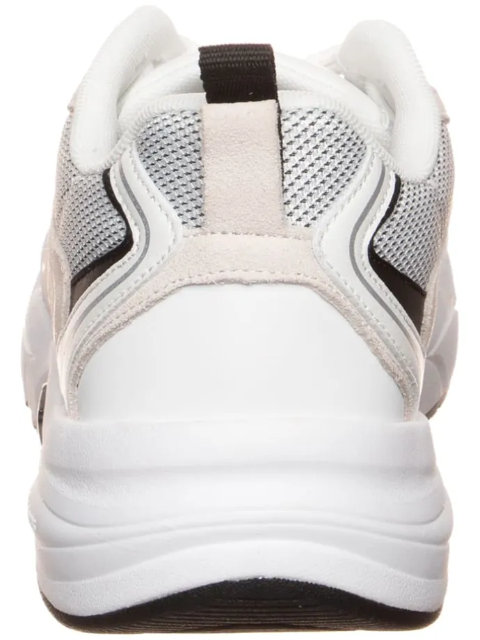 Leder-Sneakers in Weiß
