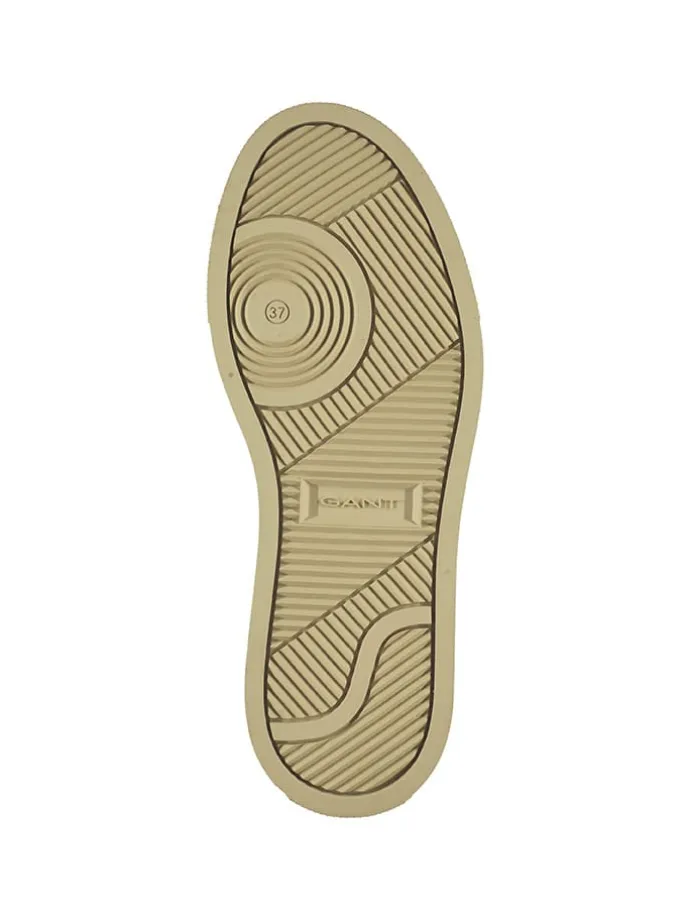 Leder-Sneakers "Julice" in Creme/ Rosegold