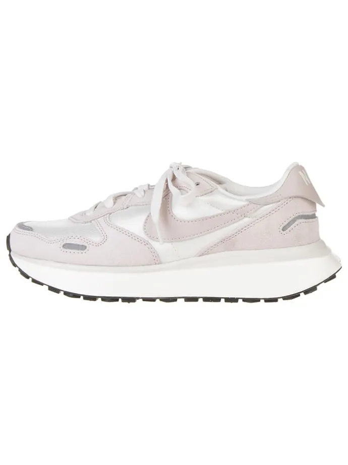Leder-Sneakers "Phoenix Waffle" in Taupe/ Weiß
