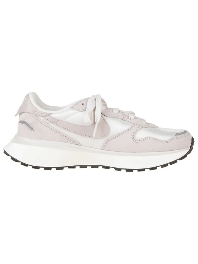 Leder-Sneakers "Phoenix Waffle" in Taupe/ Weiß