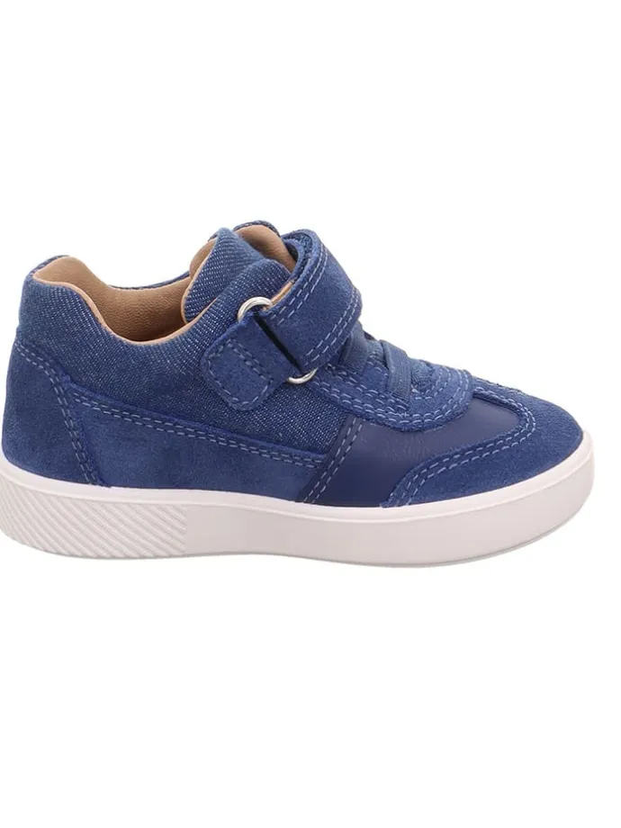 Leder-Sneakers "Supies" in Blau