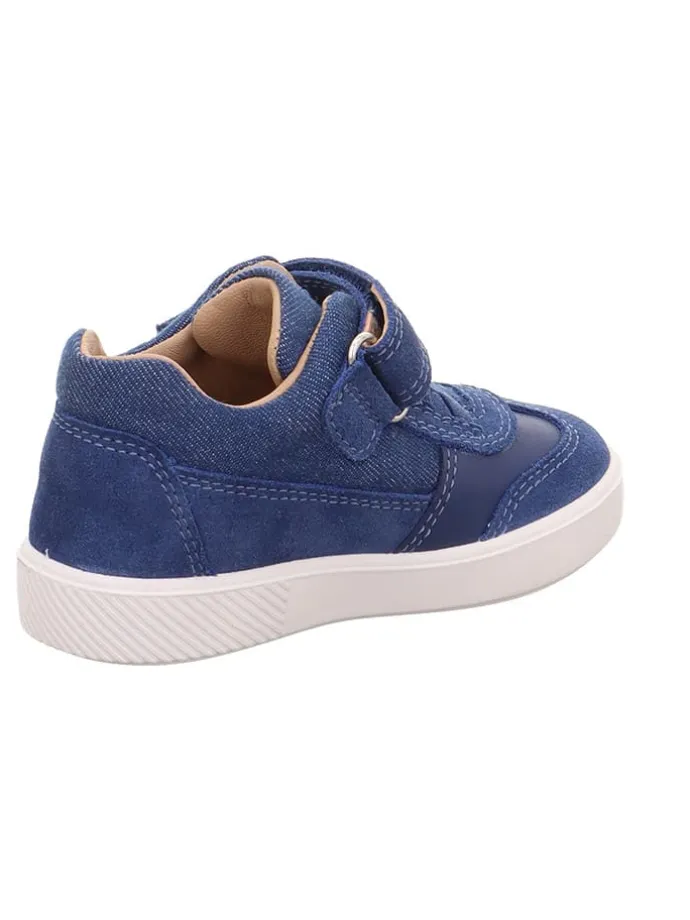 Leder-Sneakers "Supies" in Blau