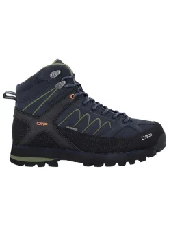 Leder-Trekkingboots "Moon" in Dunkelblau