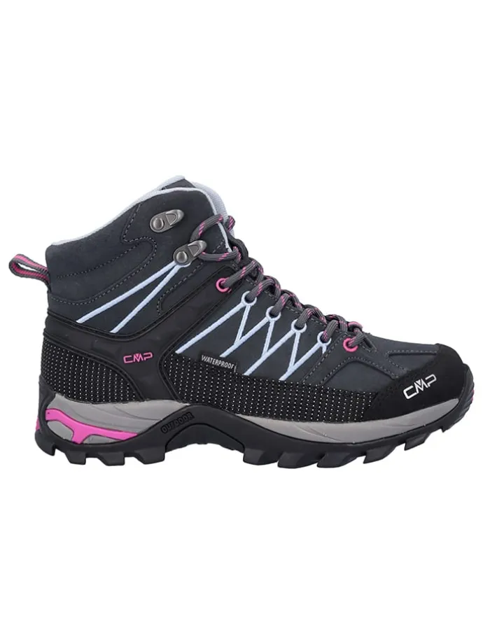 Leder-Trekkingboots "Rigel" in Dunkelblau