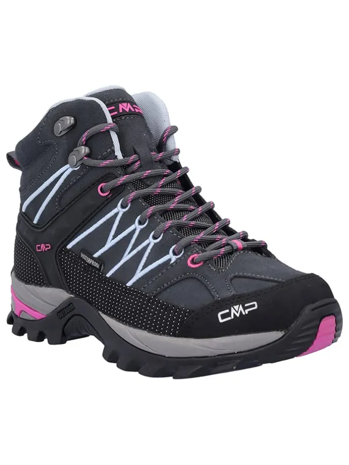 Leder-Trekkingboots "Rigel" in Dunkelblau