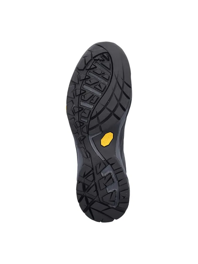 Leder-Trekkingschuhe "Mintaka" in Grau/ Limette