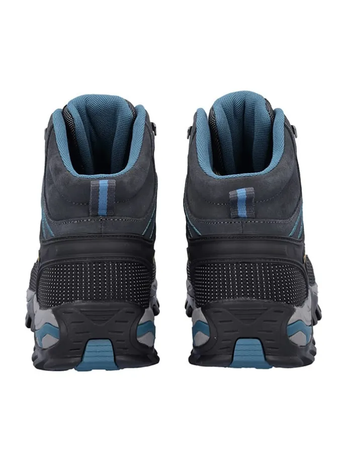 Leder-Trekkingschuhe "Rigel" in Dunkelblau