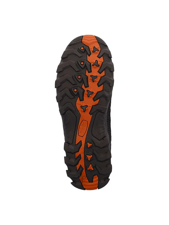 Leder-Trekkingschuhe "Rigel" in Schwarz/ Braun