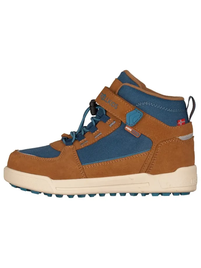 Leder-Wanderboots "Gryllefjord Mid Cut" in Hellbraun