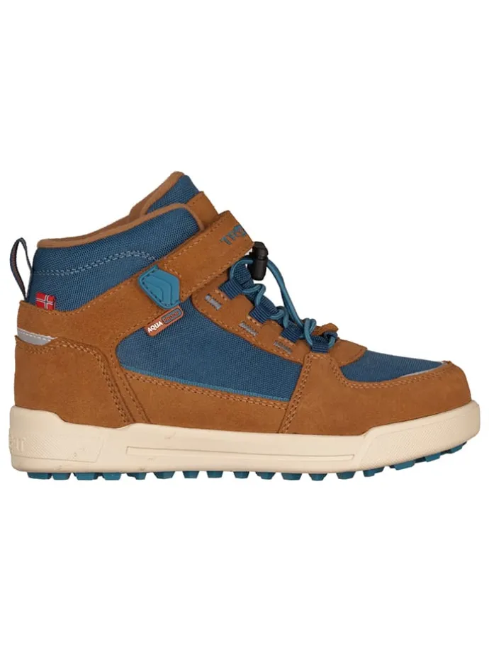 Leder-Wanderboots "Gryllefjord Mid Cut" in Hellbraun
