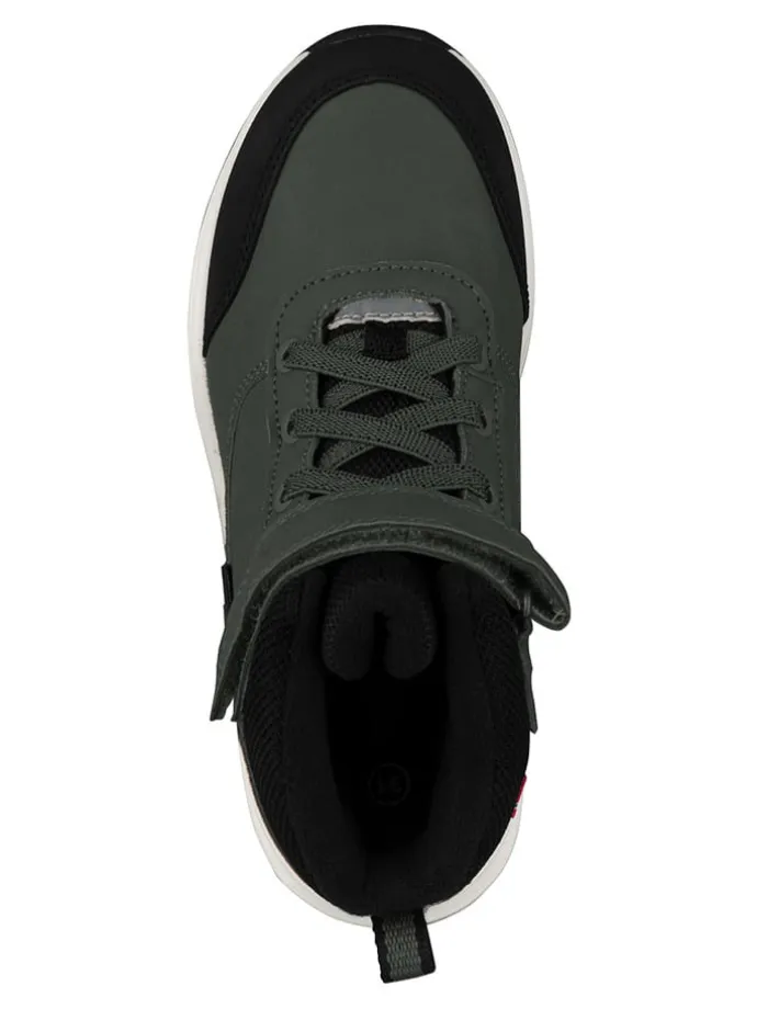 Leder-Wanderboots "Stavanger Mid Cut XT" in Khaki
