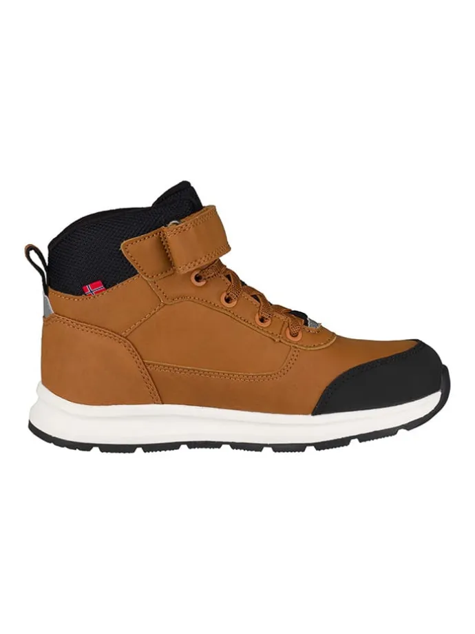 Leder-Wanderboots "Stavanger Mid Cut XT" in Hellbraun