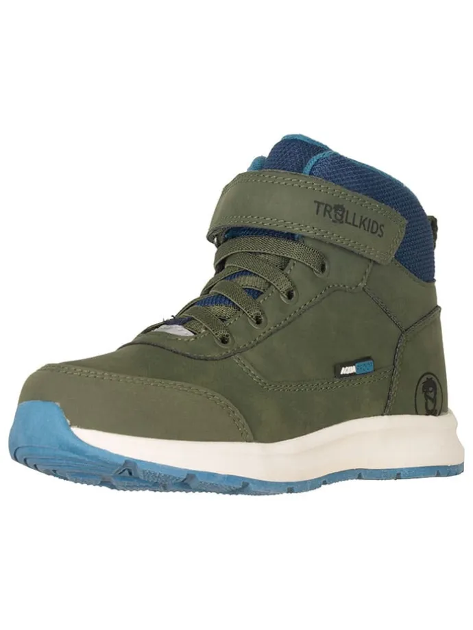Leder-Wanderboots "Stavanger Mid Cut XT" in Khaki