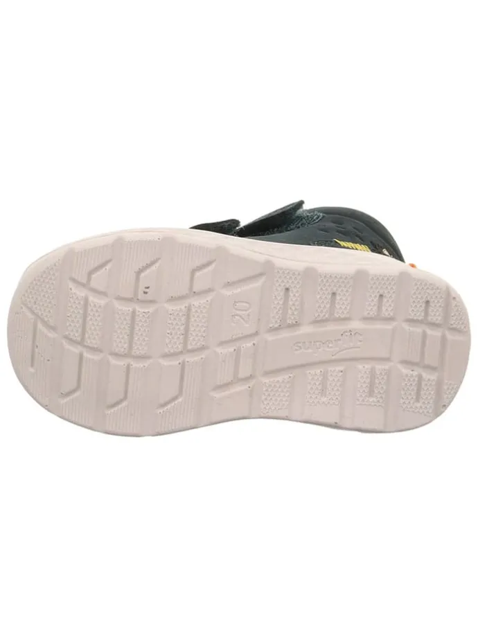 Leder-Winterboots "Breeze" in Dunkelgrün