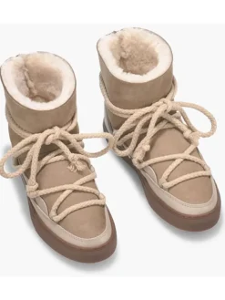 Leder-Winterboots "Classic" in Beige