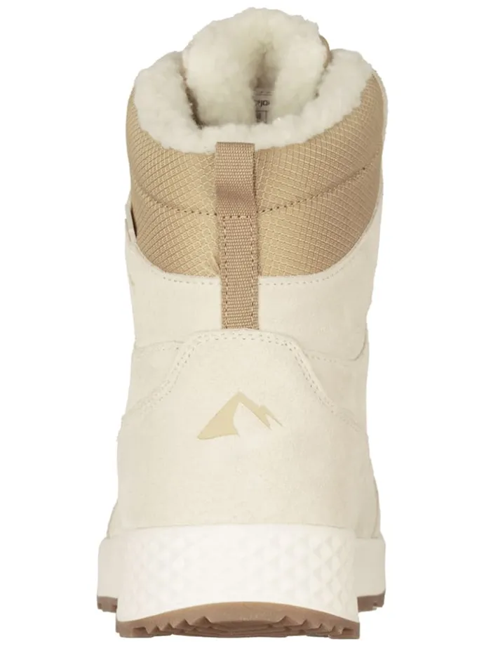 Leder-Winterboots "Eldfjall" in Beige