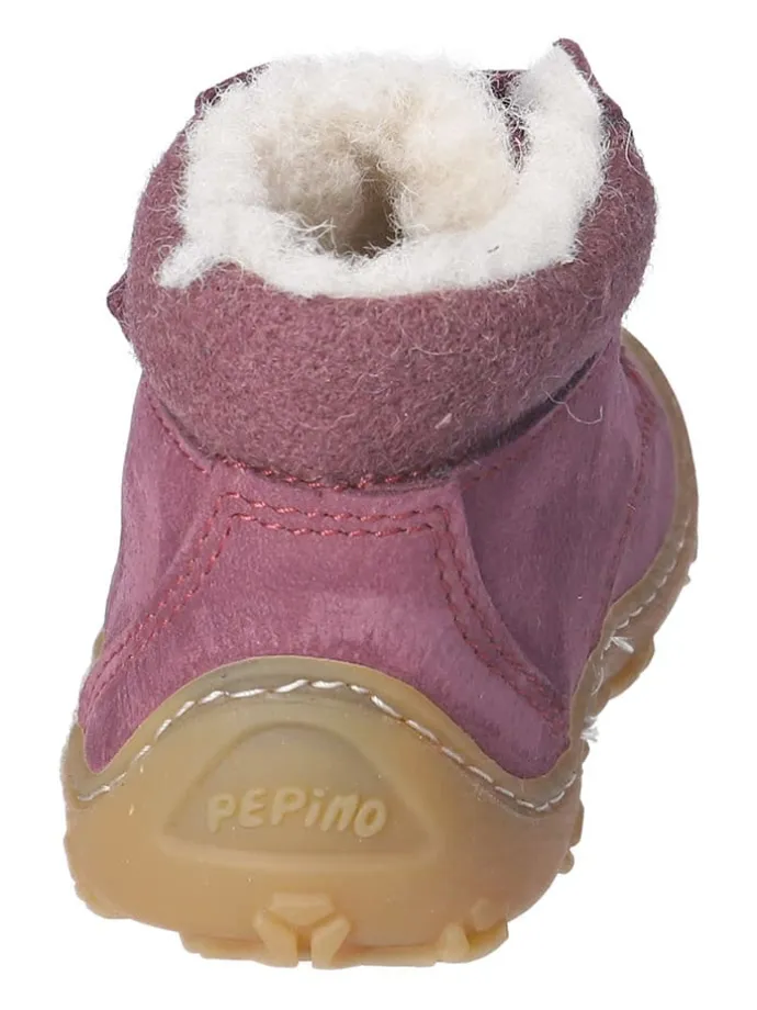 Leder-Winterboots "Nico" in Pink