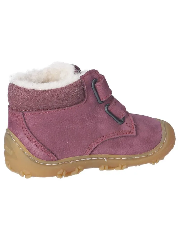 Leder-Winterboots "Nico" in Pink