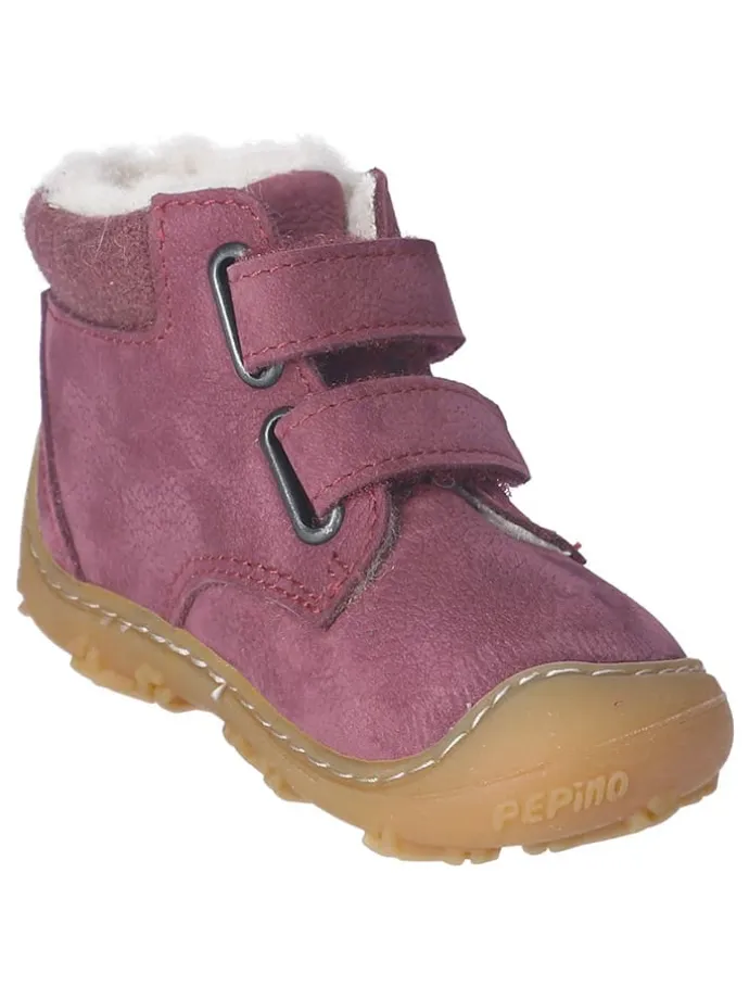 Leder-Winterboots "Nico" in Pink