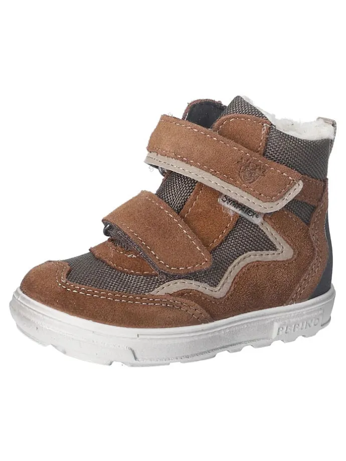 Leder-Winterboots "Paul" in Hellbraun