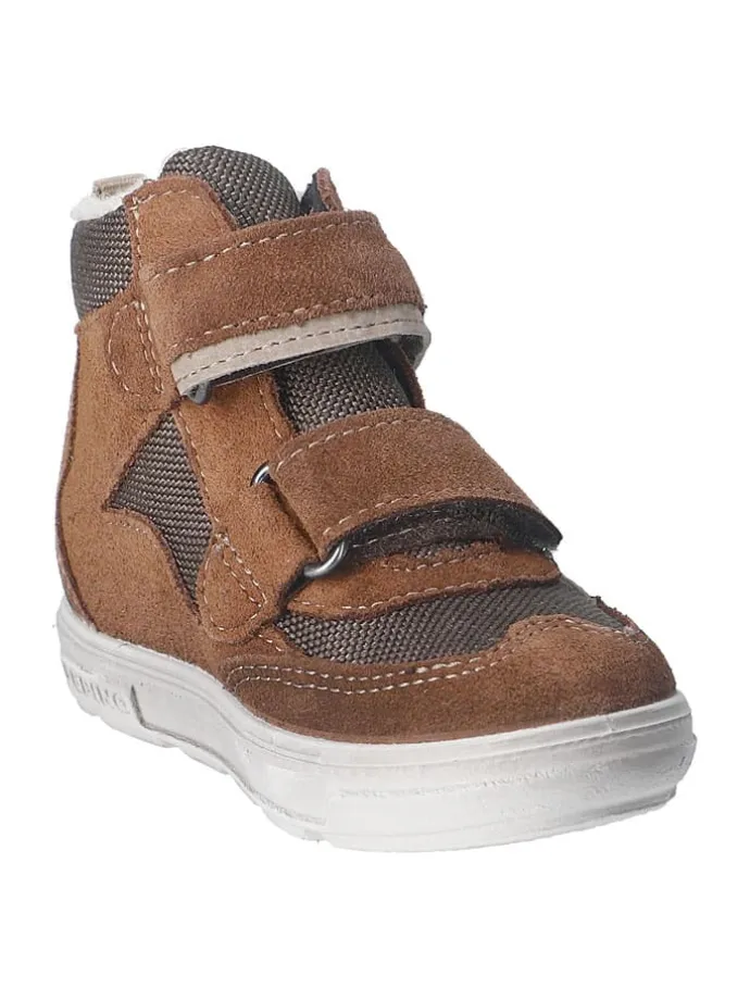 Leder-Winterboots "Paul" in Hellbraun
