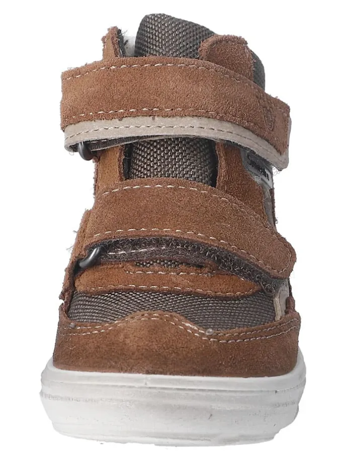 Leder-Winterboots "Paul" in Hellbraun