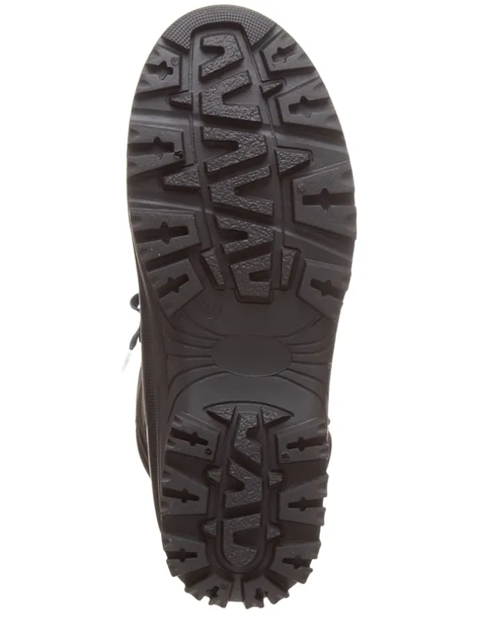 Leder-Winterstiefel "Kinos" in Schwarz