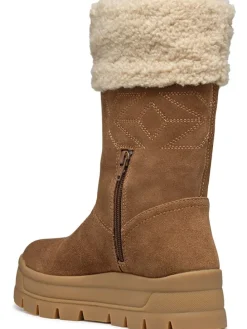 Leder-Winterstiefel
