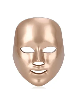 LED-Gesichtsmaske in Gold