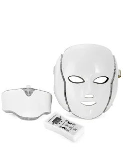 LED-Gesichtsmaske in Weiß