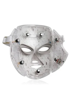 LED-Gesichtsmaske in Weiß