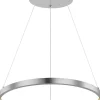 LED-Hängeleuchte "Ralph" in Silber- (H)120 x Ø 38,5 cm