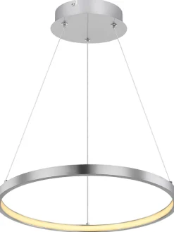 LED-Hängeleuchte "Ralph" in Silber- (H)120 x Ø 38,5 cm