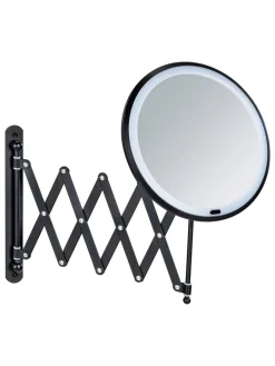 LED-Kosmetikspiegel "Barona" in Schwarz