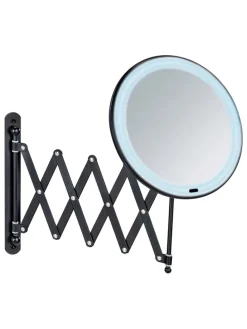 LED-Kosmetikspiegel "Barona" in Schwarz