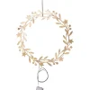 LED-Kranz "Holiday" in Gold - Ø 28 cm