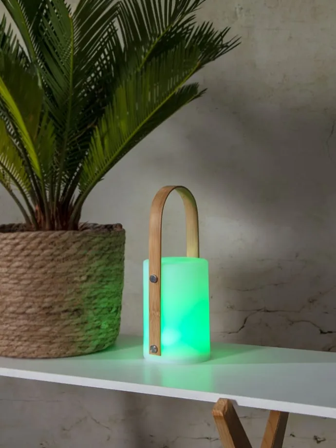 LED-Laterne "Lisa" in Weiß - (B)12 x (H)26 cm